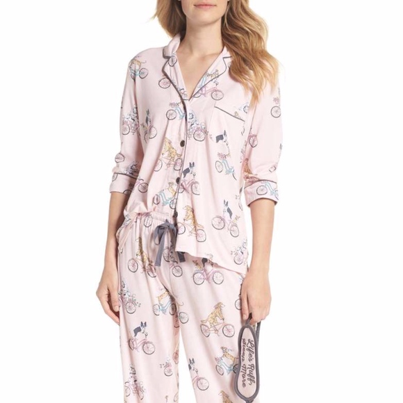 PJ Salvage Womens Playful Prints S//S T-Shirt Pajama Top